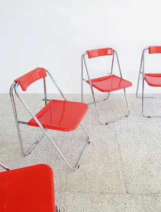 4 Sillas plegables Patrick GINGEMBRE para PAULUS.