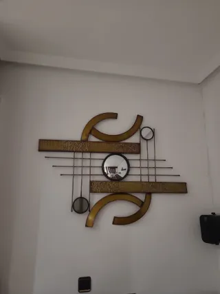 Cuadro Decorativo Metal y Cristal