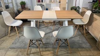 Mesa Comedor Madera y con 6 Sillas