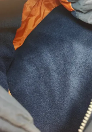 Abrigo vintage Karhu hombre naranja