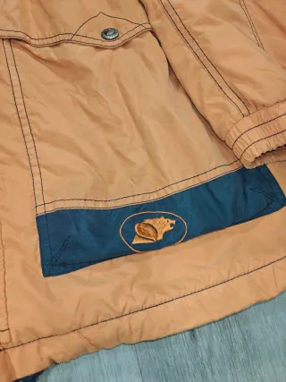 Abrigo vintage Karhu hombre naranja