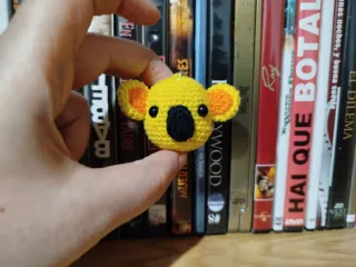 Llavero Koala Crochet Amarillo