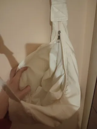 Borsa a tracolla bianca