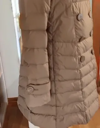 Abrigo BDBA Pluma Natural Beige