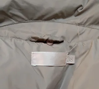 Abrigo BDBA Pluma Natural Beige