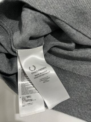 Jersey Fred Perry Gris Talla L