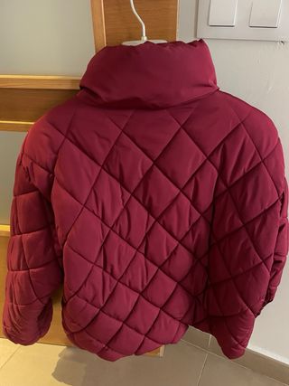 Chaqueta bomber Parfois rojo granate. Nueva