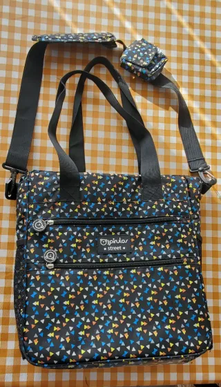 Bolso Pirulos Pañalero Grande Multicolor