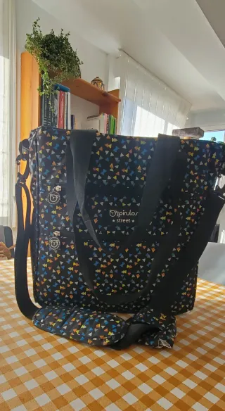 Bolso Pirulos Pañalero Grande Multicolor