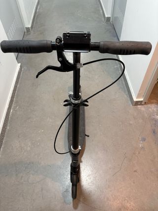 Patinete plegable negro