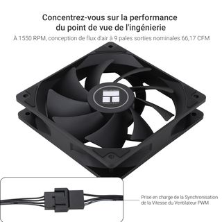 TR TL-C12C Ventilador de enfriamiento de carcasa s