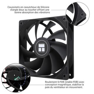 TR TL-C12C Ventilador de enfriamiento de carcasa s