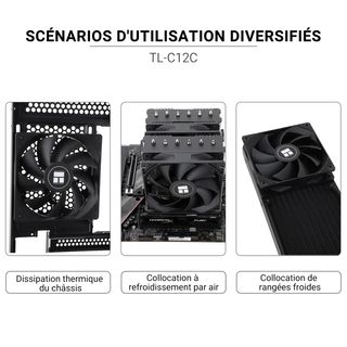 TR TL-C12C Ventilador de enfriamiento de carcasa s