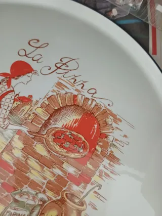 Set 2 Piatti Pizza La Pizza 6 Piatti pizza, nuovi,