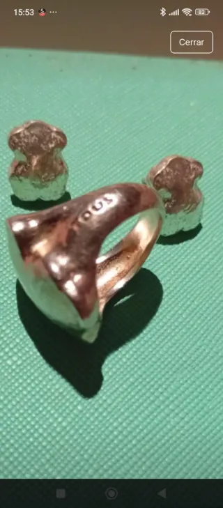 Conjunto de Anillo y Pendientes