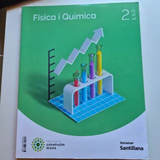 Libros 2 ESO,  fisica i quimica y Matematiques.