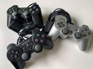 Mando Playstation 2 DualShock 2 Plateado