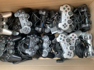 Mando Playstation 2 DualShock 2 Plateado