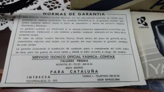 Cámara Yashica Patio 35mm con flash