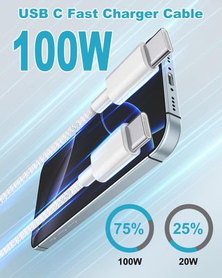 Cable USB C a USB C Carga Rapida 3M, 100W Cable us