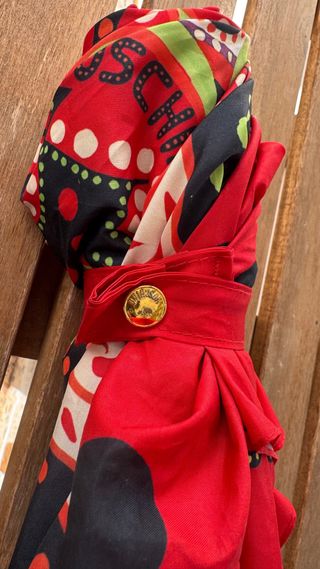 Paraguas Moschino Rojo y Multicolor