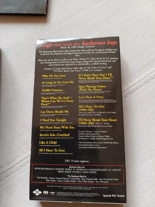 VHS Backstreet Boys A Night Out With