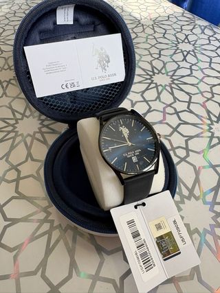 Reloj U.S. Polo Assn. Negro y Azul