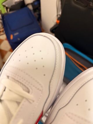 Scarpe Reebok Court Advance Bianche Rosse