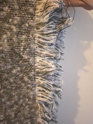 Sciarpone XXL con frange