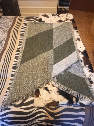 Sciarpone XXL con frange