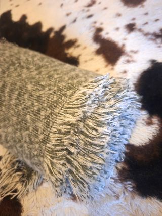 Sciarpone XXL con frange