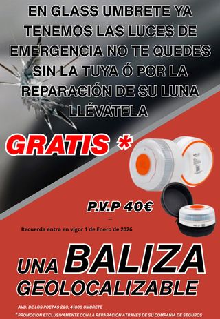 Por la reparación de su luna, llévate una baliza