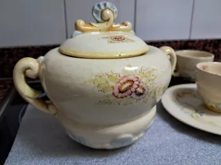 Juego de cerámica floral vidiler