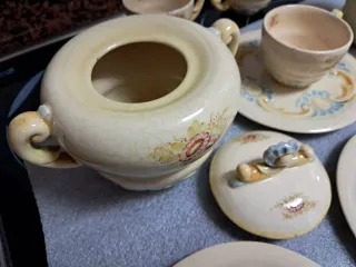 Juego de cerámica floral vidiler