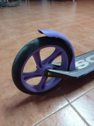 Patinete  plegable infantil morado