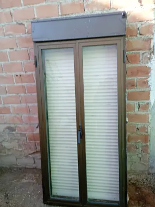 2 Ventanas Aluminio Bronce