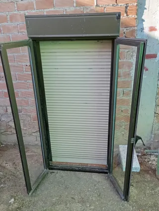 2 Ventanas Aluminio Bronce