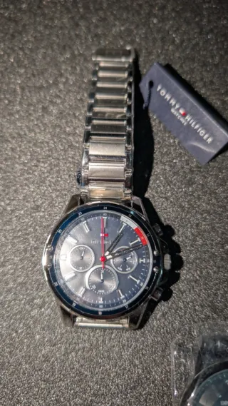 Reloj Tommy Hilfiger Azul y Plateado