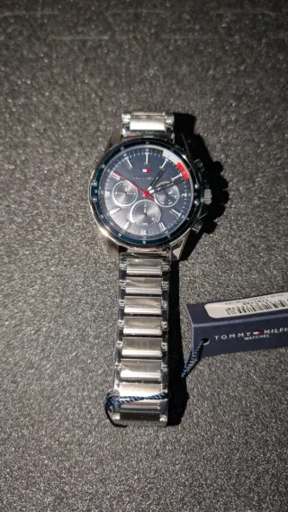 Reloj Tommy Hilfiger Azul y Plateado
