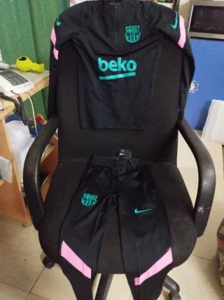 Chándal Nike FC Barcelona Negro y Rosa