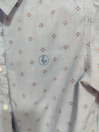 Camisa El Ganso Azul Estampada talla 36