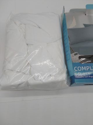 Poligino Lenzuola Letto 120 - Set Lenzuola 3 Pezzi - Lenzuolo con Angoli Regolabili - Copripiumino - 1 Fodera Cuscino 50x80 (Letto 120-1