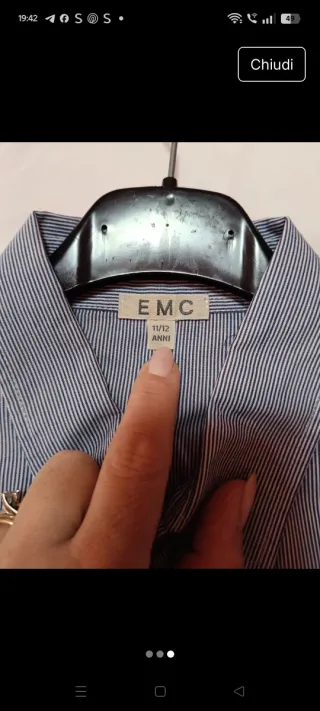 Camicia EMC a righe