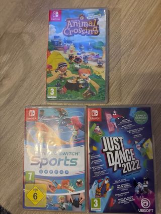 Nintendo Switch Azul/Rojo + Juegos