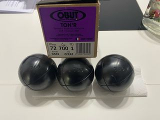 Nuove palle da bocce OBUT Ton'R 72mm 700g