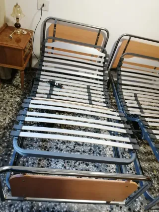 2 Camas Articuladas Eléctricas 90cm se venden sepa