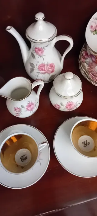 Juego Tú y Yo porcelana inglesa