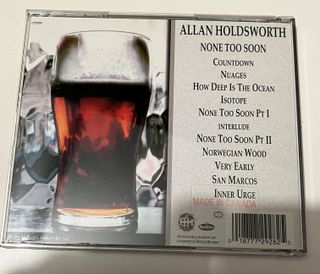 CD Allan Holdsworth - None Too Soon Jazz