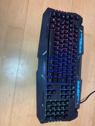 Teclado Gaming Qilive Negro y Azul