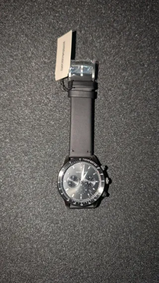 Reloj Emporio Armani Negro y Plateado